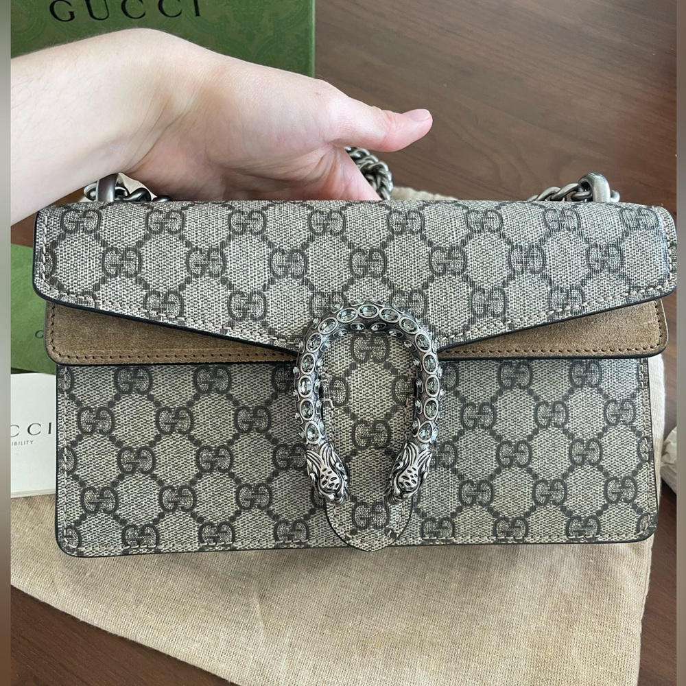 Gucci Dionysus Bag, Small, Beige / Tan - Picture 5 of 10